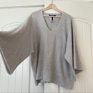 BCBGMaxAzria Wide Sleeve Slouchy Sweater